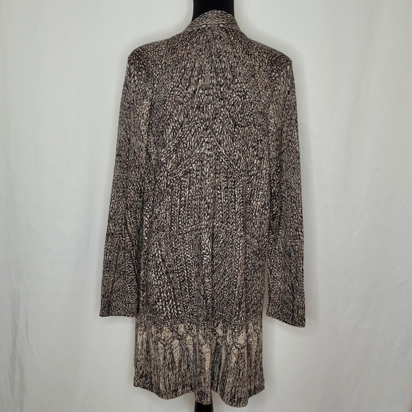 Nic+Zoe Longline Open Cardigan - Size L - Picture 4 of 9